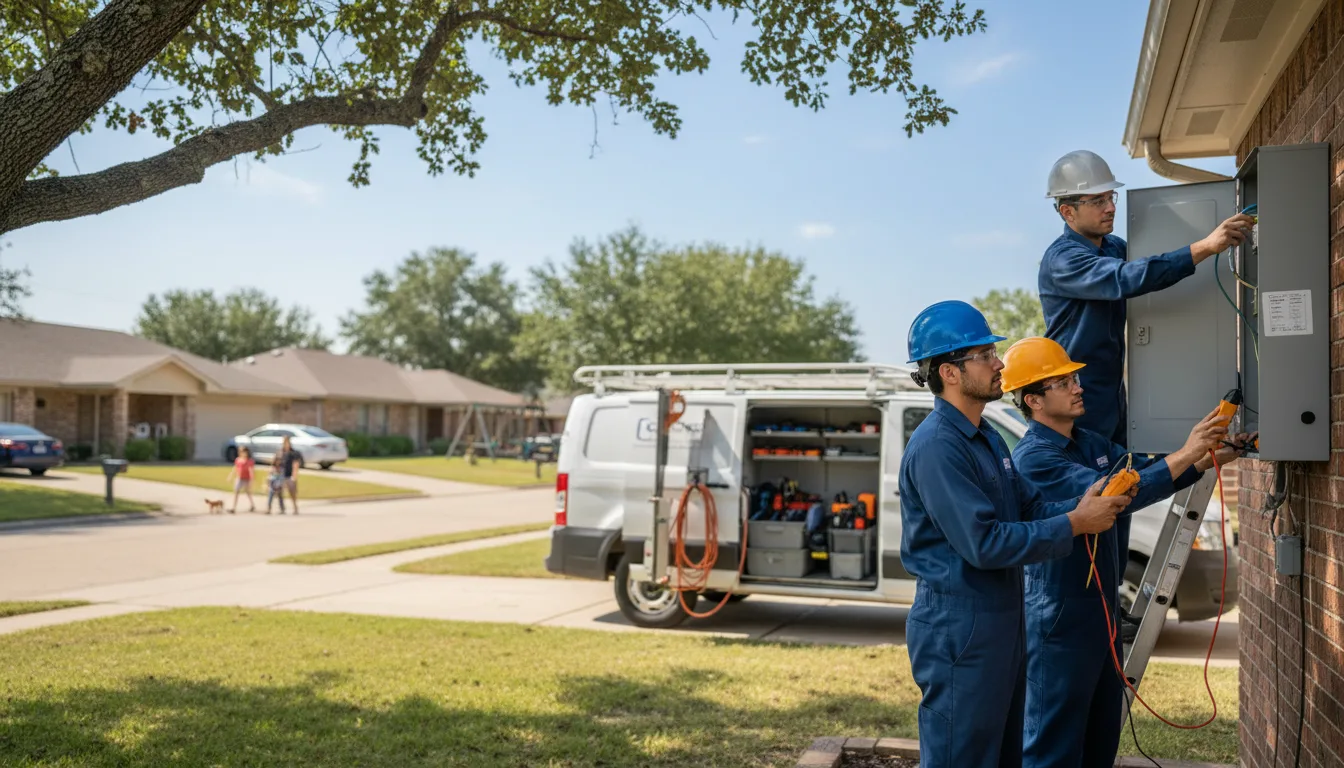 Certified electrician providing emergency electrical services in Allred, TN